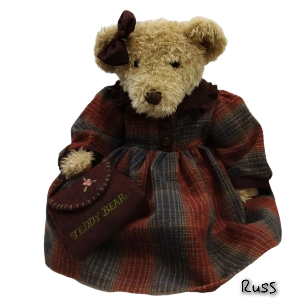 Teddy Bear Lady Eleri From the Russ Berrie Collection